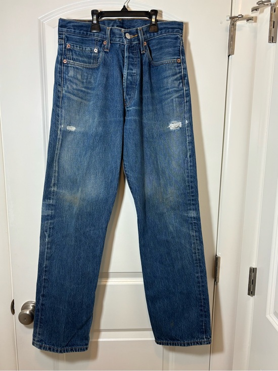 Levi's Other - Levi's 501 Men's Blue Relaxed Straight Jeans